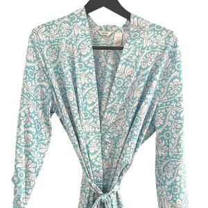 Adonna robe sleep wear lounge lightweight sz L mint condition